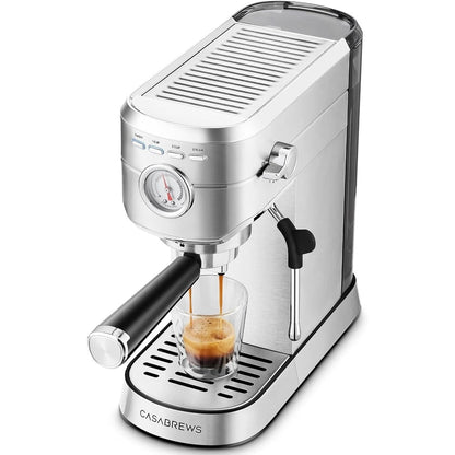 CASABREWS CM5418 Espresso Machine 20 Bar with Milk Frothing Steam Wand