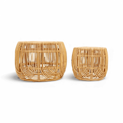 Willow Rattan Nesting Tables
