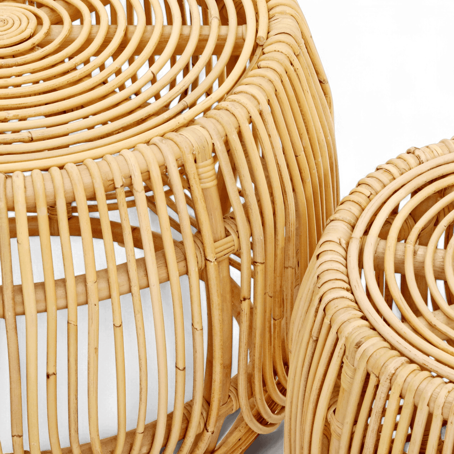 Willow Rattan Nesting Tables