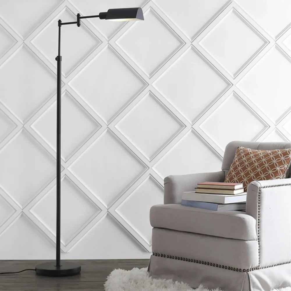 Calvus Task Floor Lamp Black
