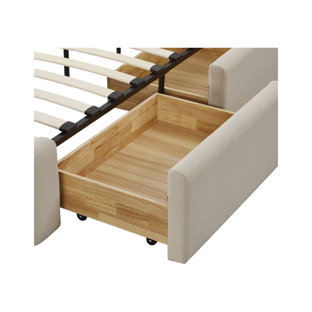 Capri King Bed Cream