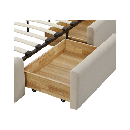 Capri King Bed Cream