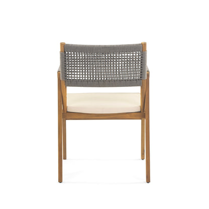 Captef Outdoor 5-piece acacia wood Dining Set by Christopher Knight Home