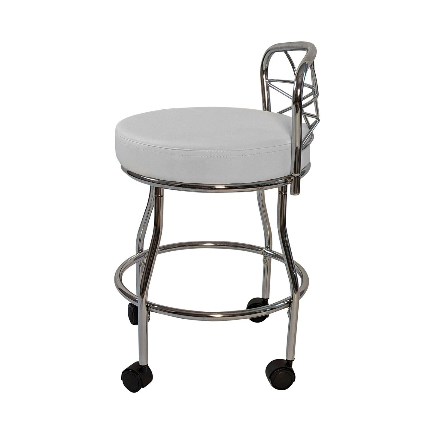 Carolina Living Diana X-Back Vanity Stool with Casters