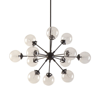 INK+IVY Paige 12-Light Chandelier with Oversized Globe Bulbs