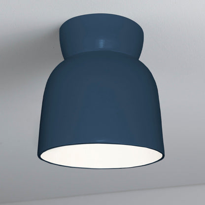 Ceramic Hourglass Flush-Mount