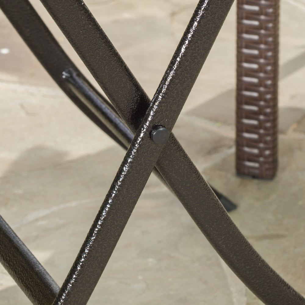 Elba 3-piece Wicker Bistro Set by Christopher Knight Home