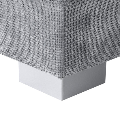 Cloud Sectional Sofa,L-Shaped Luxury Couch Set With 2 Free Pillows,4-Seat Chenille Indoor Furniture With Oversized Chaise