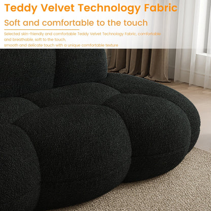 Cloud Shaped Couches for Living Room, Modern Comfy Compressed Sofa, Cloud Shaped Leisure Sofa for Bedroom, Apartment