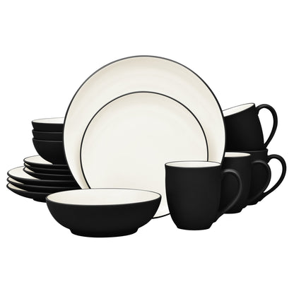 Noritake Colorwave 16-Piece Coupe Dinnerware Set, Service For 4