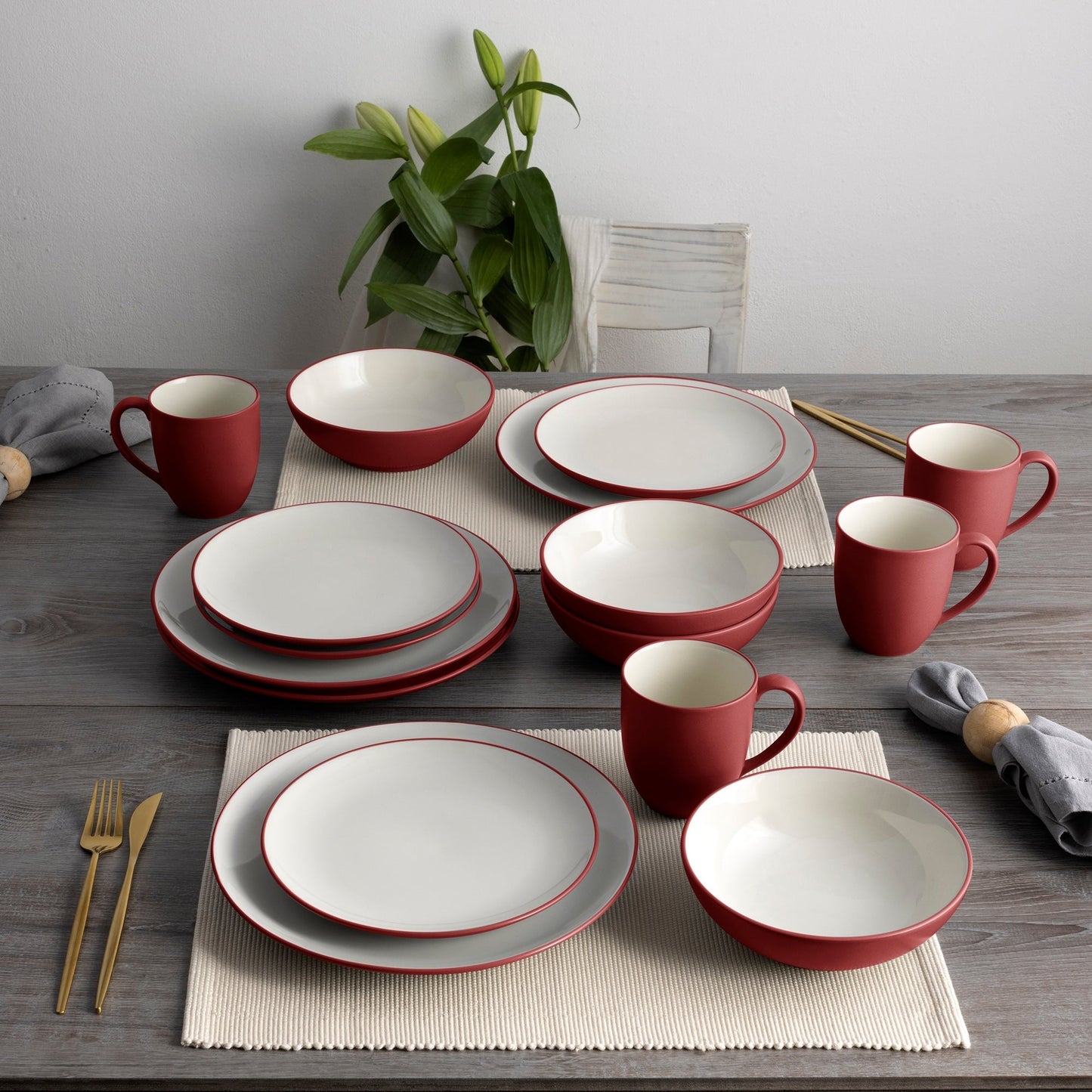 Noritake Colorwave 16-Piece Coupe Dinnerware Set, Service For 4