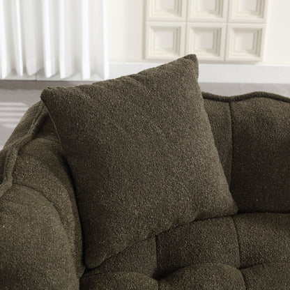 Comfortable square recliner sofa