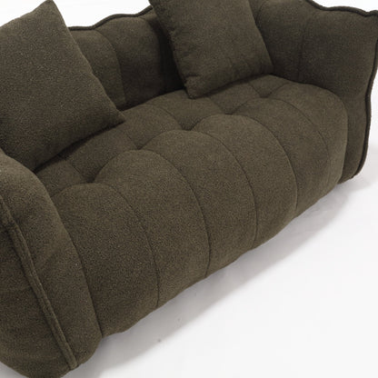 Comfortable square recliner sofa