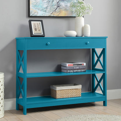 Convenience Concepts Oxford 1 Drawer Console Table with Shelves