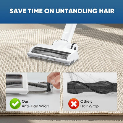 Cordless 3-in-1 Stick Vacuum Cleaner, Lightweight for Carpet, Hard Floors, Pet Hair, and Home Cleaning