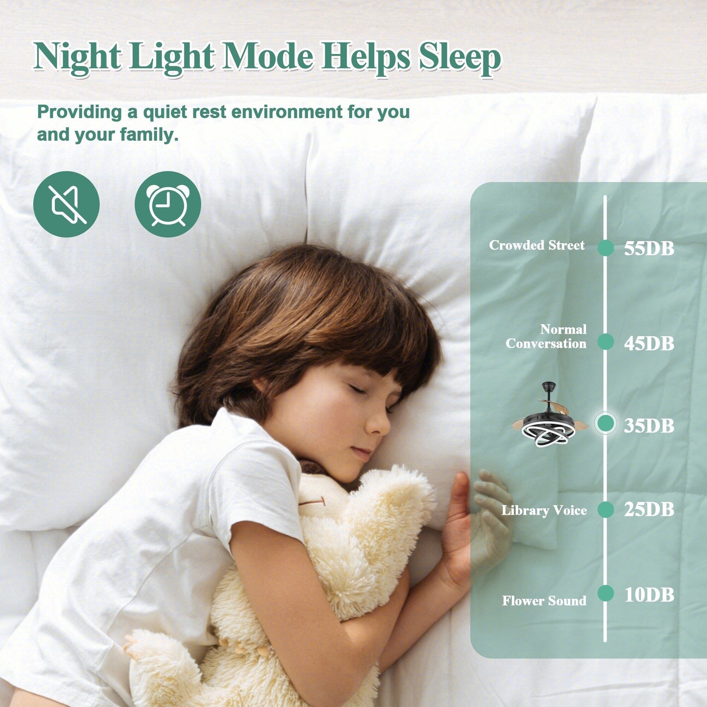 Cusp Barn 42 Retractable Ceiling Fan with Lights and Remote DIY Shape Fandelier Modern Silent DC Motor LED Ceiling Light