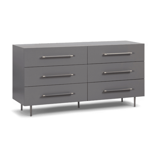 Glade Grey 6 Drawer Dresser