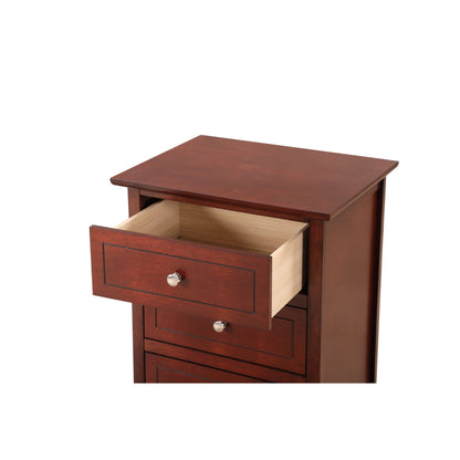 Daniel 3-drawer Transitional Wooden Nightstand