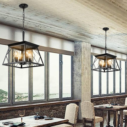Dimmable 4-Light Farmhouse Chandeliers Light for Dining Room No Bulb