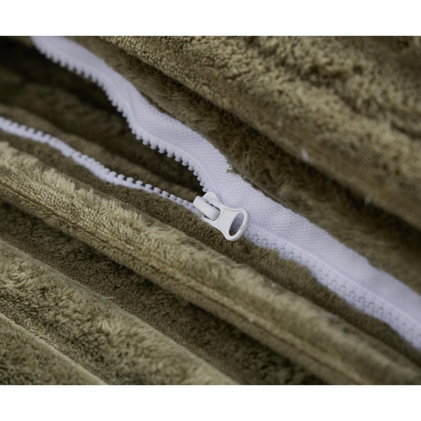 Harmonia 109 W Oversized Corduroy Sofa Bed, Deep Seat Double Lounge Chaise with 4 Pillows