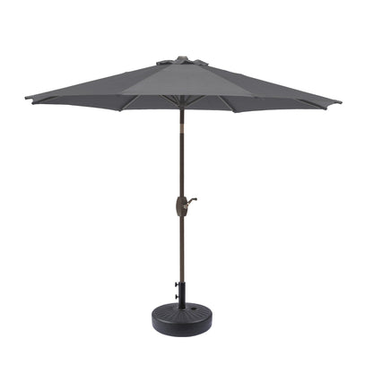 Holme 9-foot Patio Umbrella and Base Stand