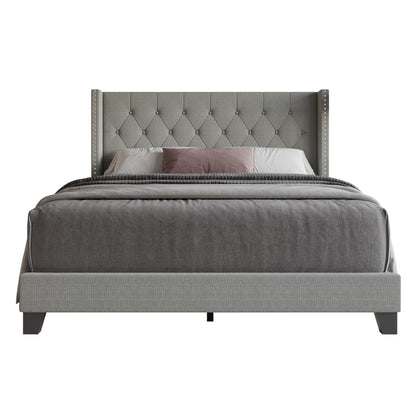 Homer Tufted Upholstered Panel Bed