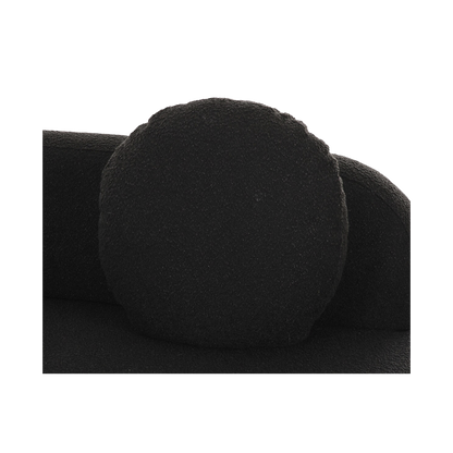 Horizon Sectional Sofa Black Boucle