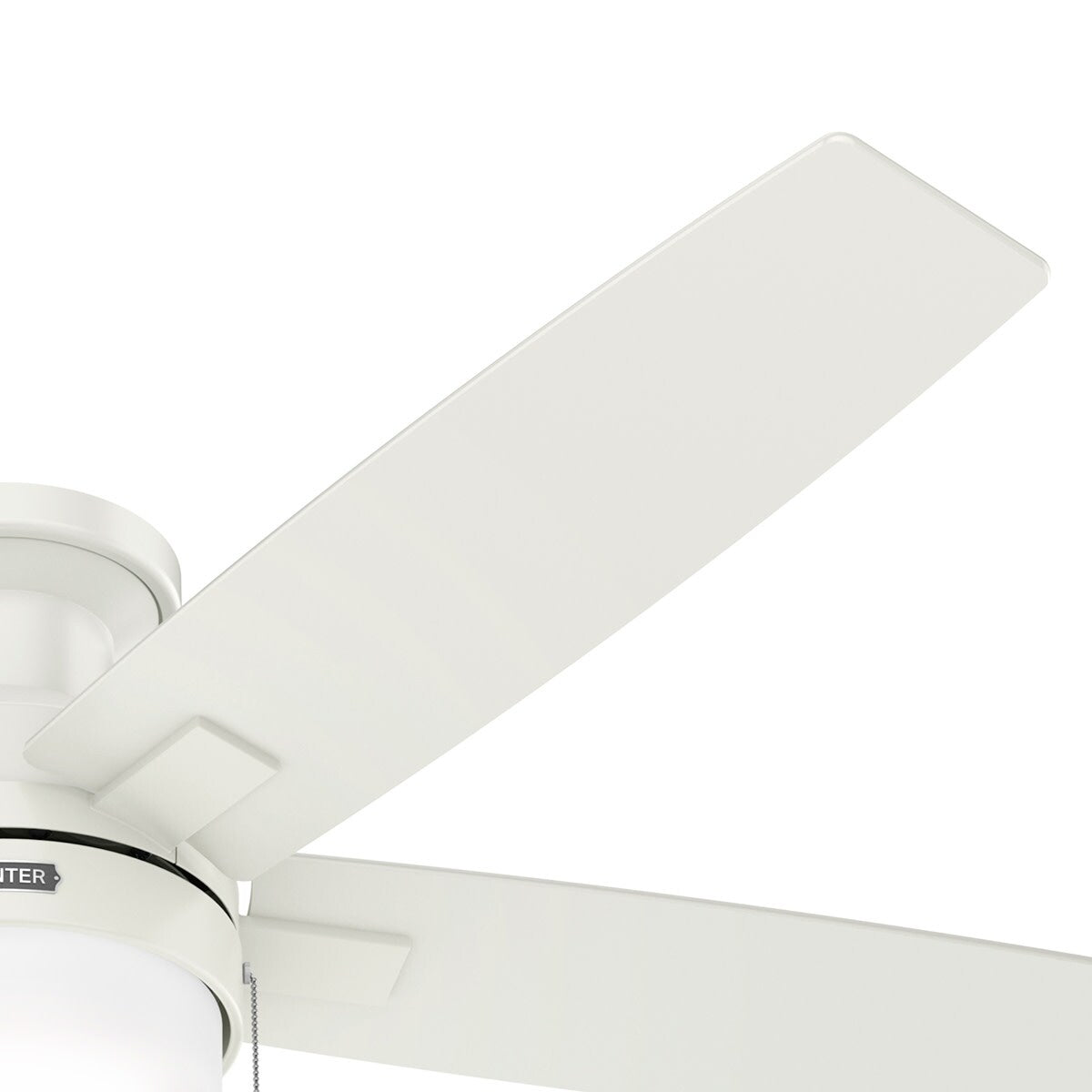 Hunter 52 Anisten Low Profile Ceiling Fan with LED Light and Pull Chain - Modern, Contemporary, Transitional