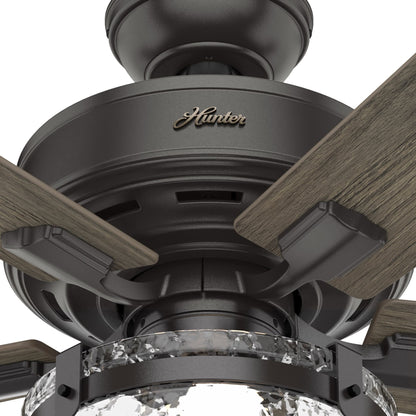Hunter 52 Canyon Ridge Indoor / Outdoor Ceiling Fan LED Light, Handheld Remote - Farmhouse, Rustic, Industrial