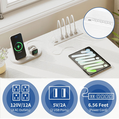 Moasis L Shaped Gaming Desk 59-Inch Computer Corner Desk with Monitor Stand