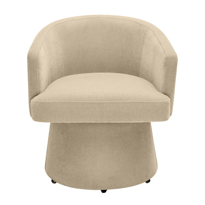 Cosmos Taupe Rolling Desk Chair