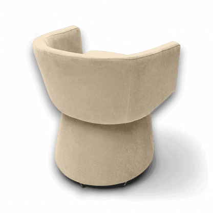 Cosmos Taupe Rolling Desk Chair