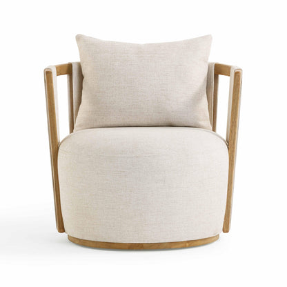 Equinox Beige Swivel Chair