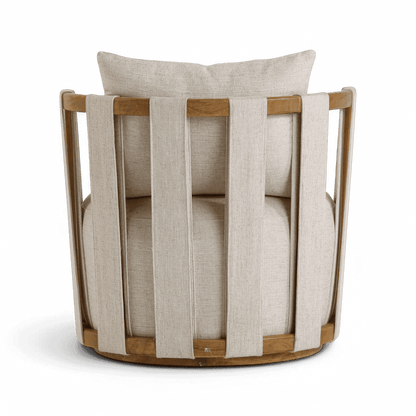 Equinox Beige Swivel Chair