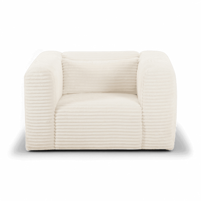Whisper Beige Corduroy Armchair