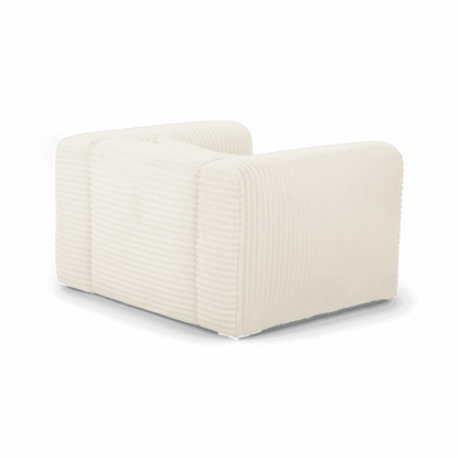 Whisper Beige Corduroy Armchair