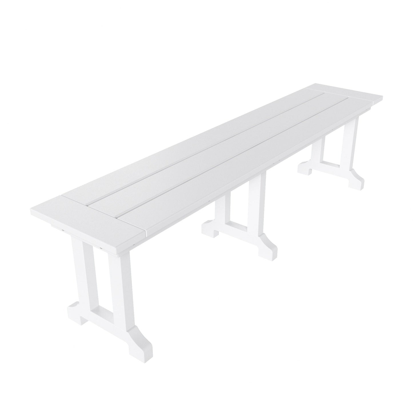 Polytrends Laguna Hdpe All Weather Outdoor Patio 65 Bench