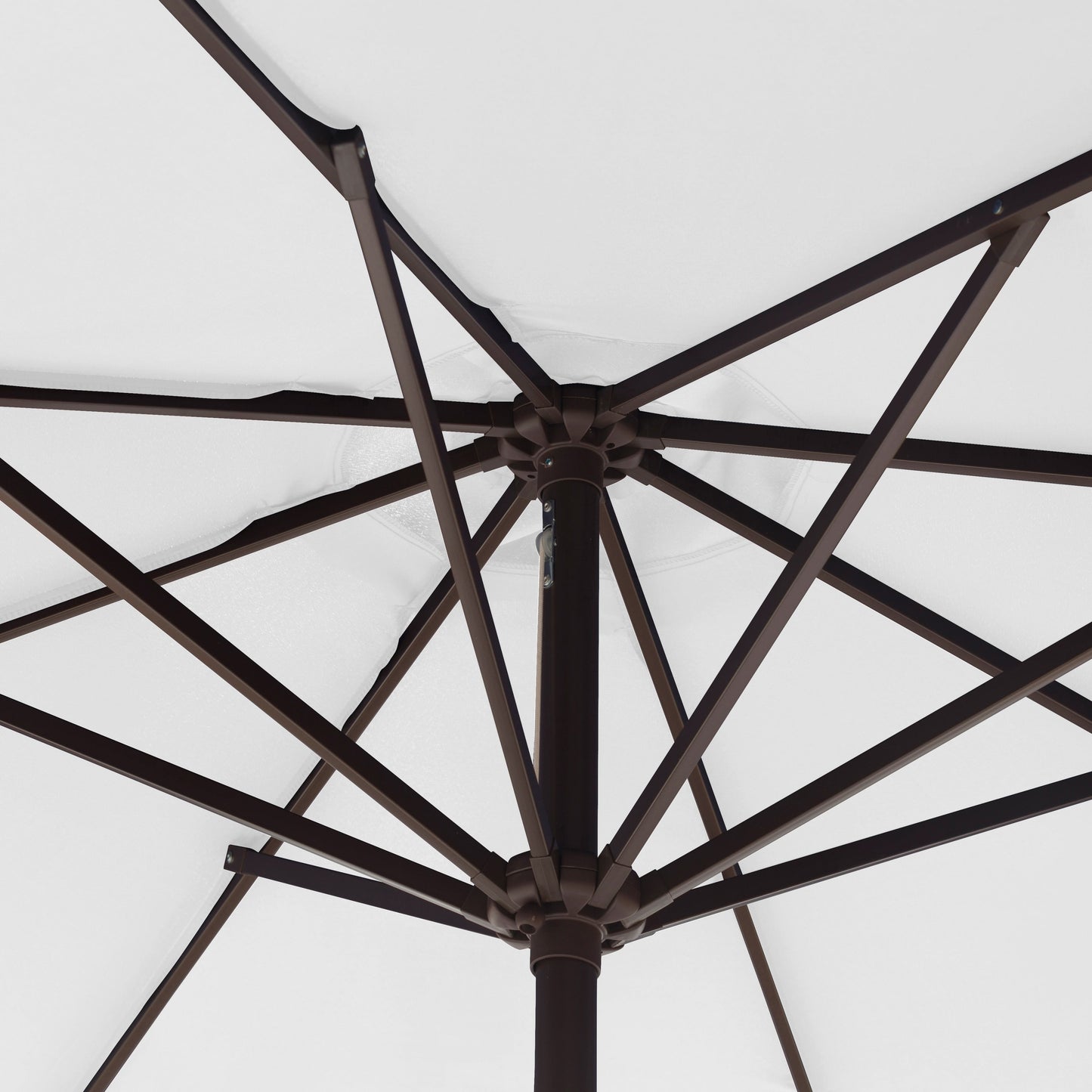 Lopes 9-foot Patio Umbrella with Bronze Finish Base Weight Stand Included