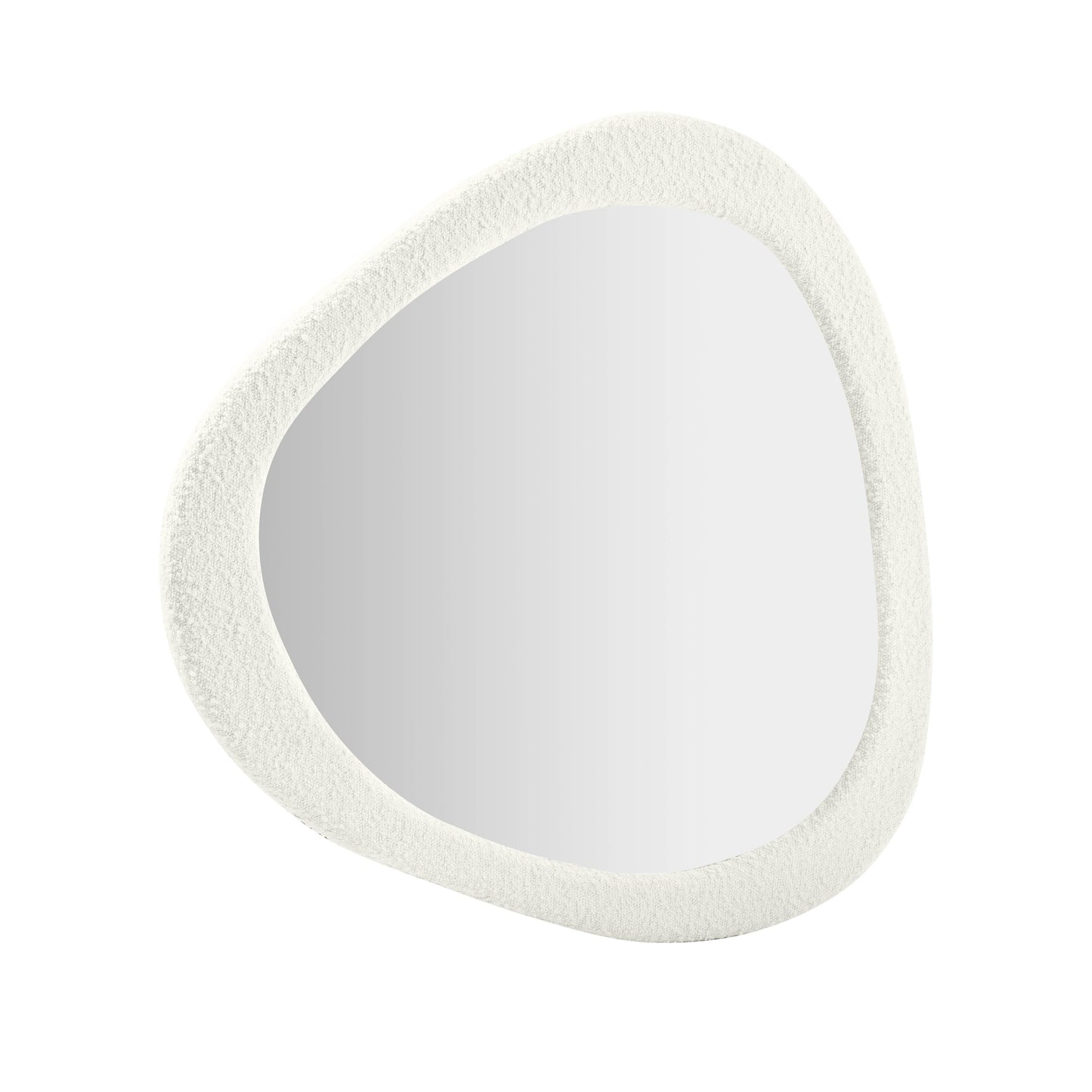 Celeste Boucle Triangular Mirror