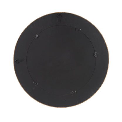 Madison Park Cove Natural Jute Rope Round Wall Mirror 26
