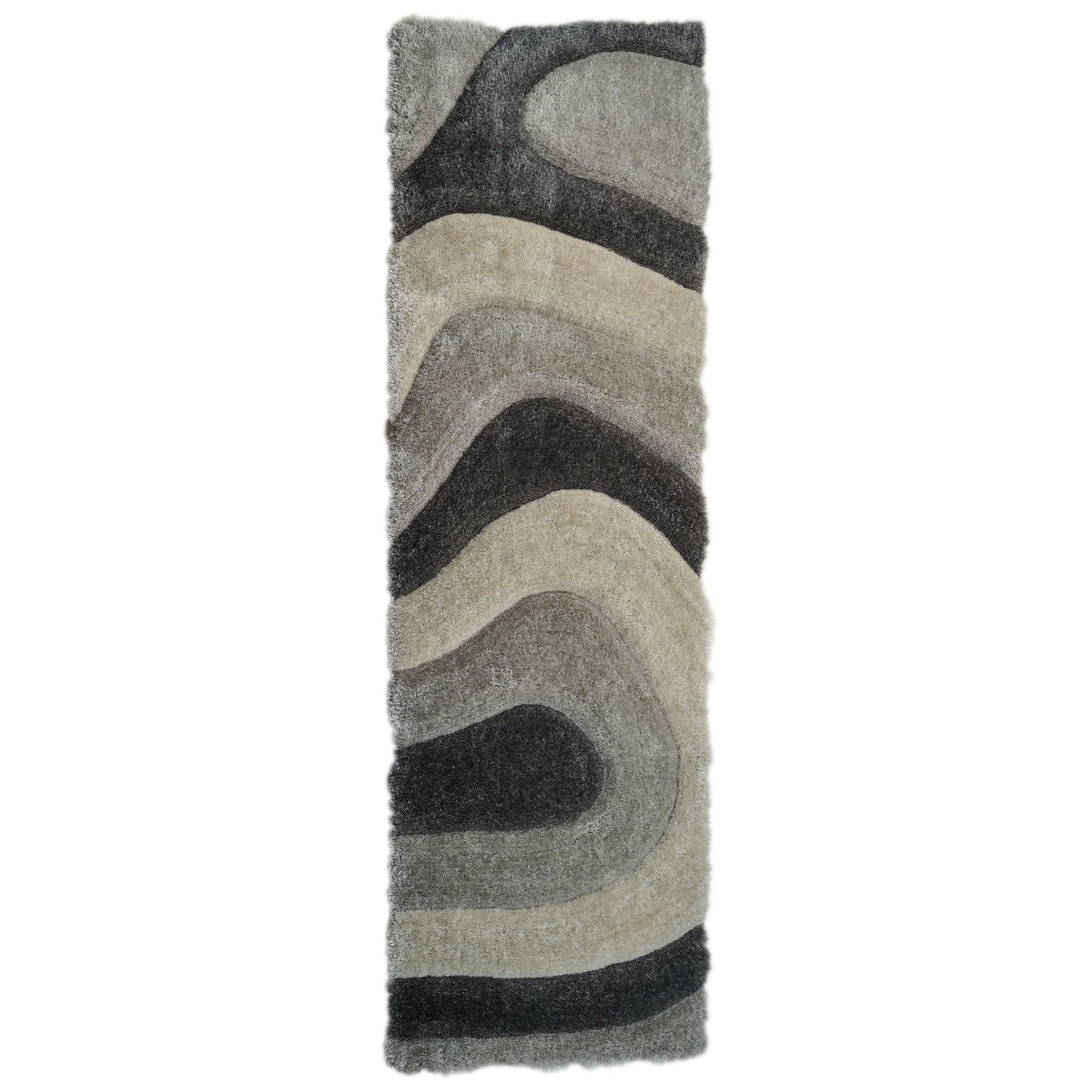 Mateos Shag Abstract Designed Area Rug