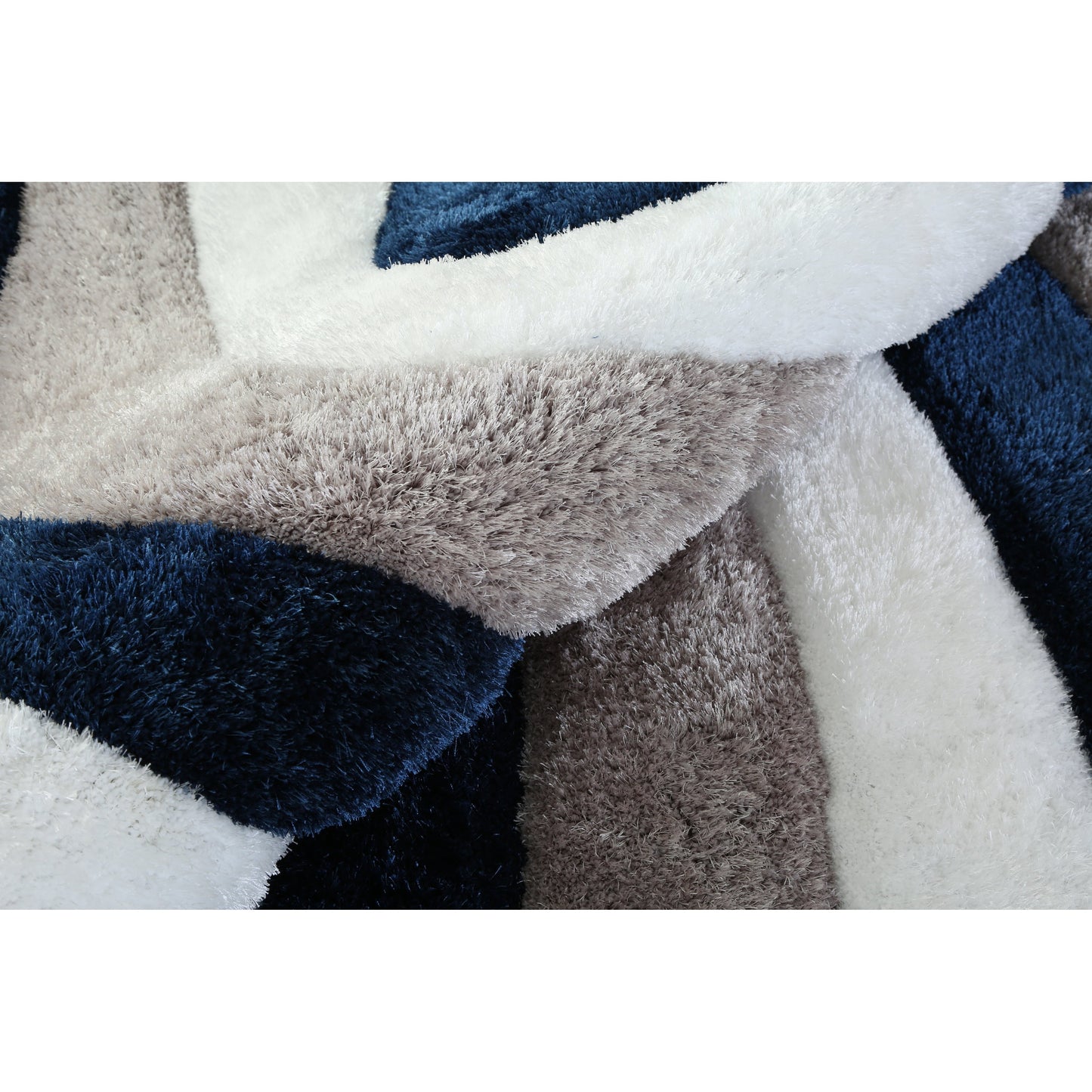 Mateos Shag Abstract Designed Area Rug