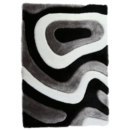 Mateos Shag Abstract Designed Area Rug
