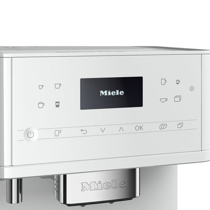 Miele CM 6160 MilkPerfection Countertop Coffee System- Lotus White