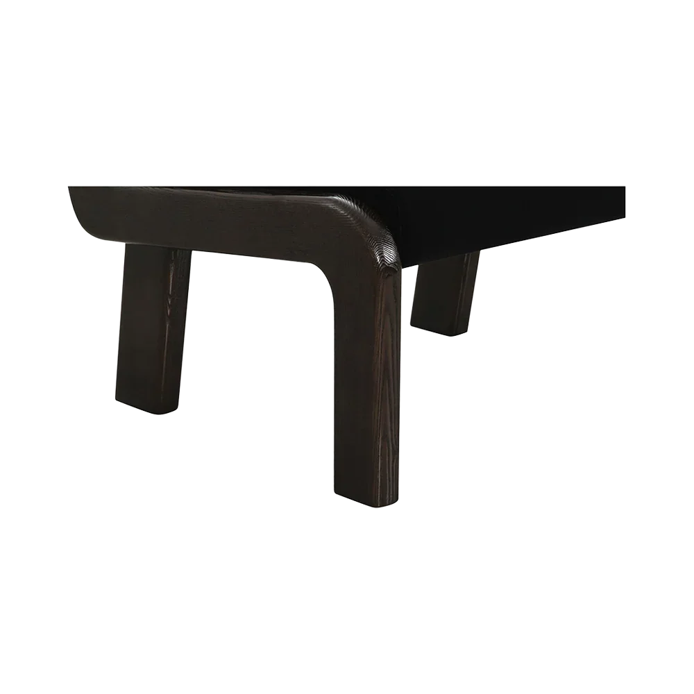 Milo Lounge Chair Black Faux