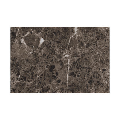 Monaco Round Coffee Table Brown Marble