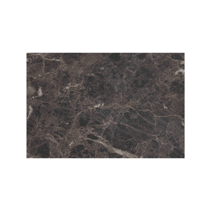 Monaco Round Side Table Brown Marble