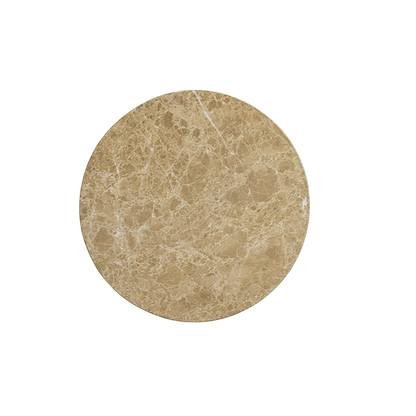 Monaco Round Side Table Gold Marble