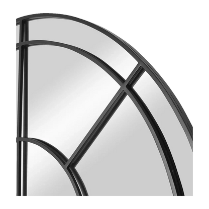 Monarch Arch Mirror Black