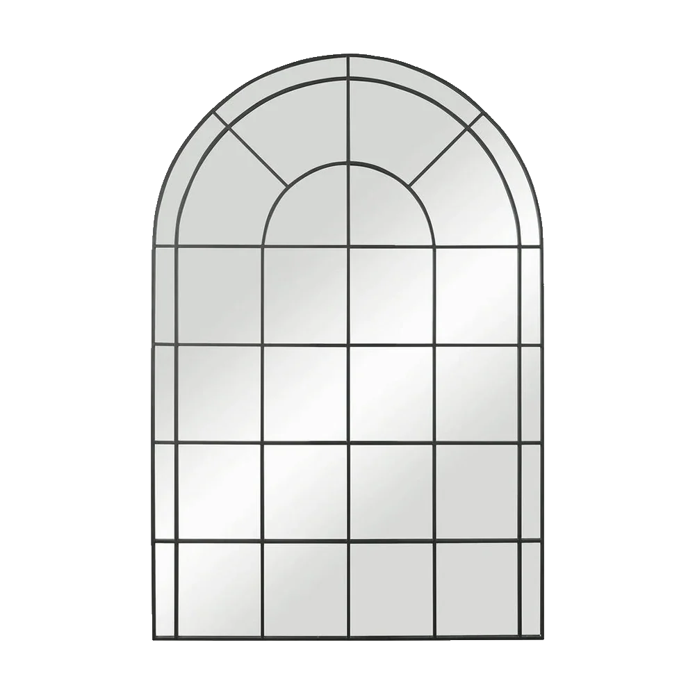 Monarch Arch Mirror Black